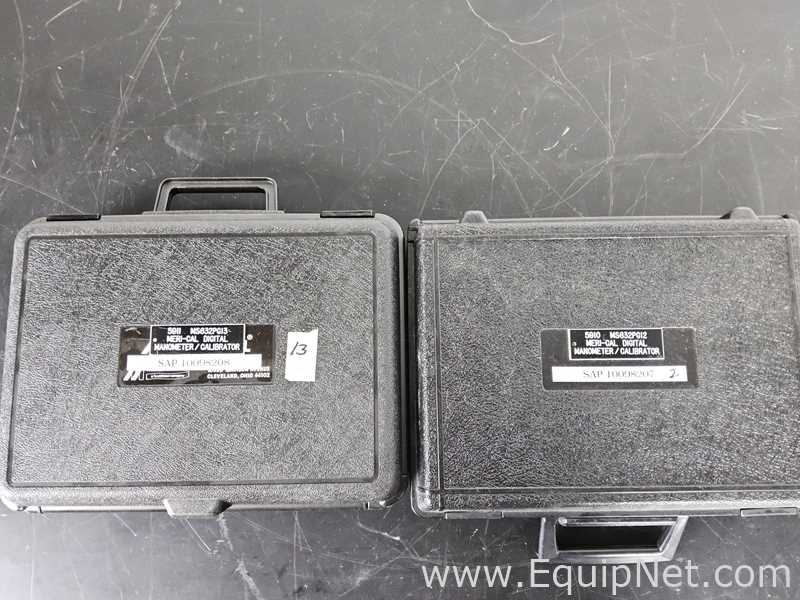Lot of 2 Meri Cal Instrument LP2000I Manometers