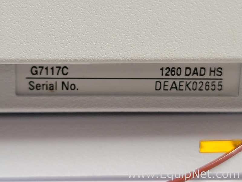 Agilent Technologies 6230 TOF LC/MS  Spectrometer with Agilent 1260 and 1290 Series HPLC System
