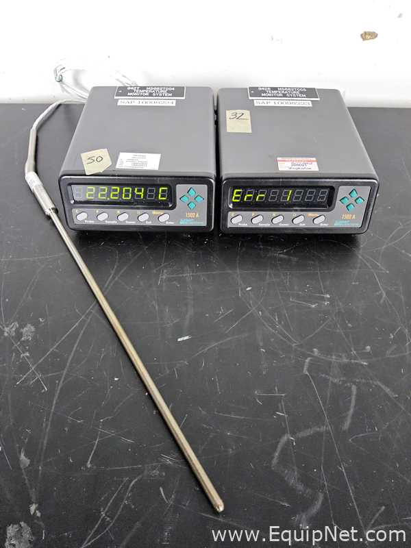 lote de  2 Termômetro Hart Scientific 1502 A