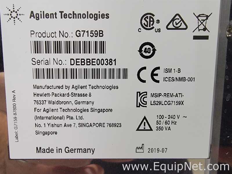 Colector de Fracciones Agilent Technologies 1290 Infinity II-G7159B