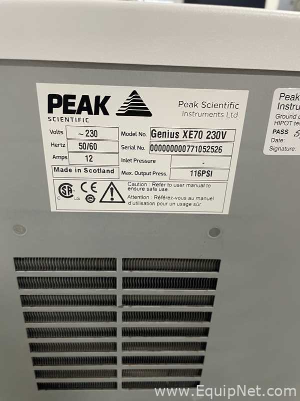 Peak  genius XE70 Nitrogen Generator