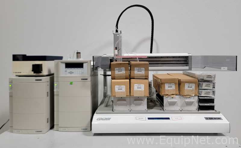 Gilson GX-281 Liquid Handler with Gilson 333 and 334 Pumps and Gilson 159 UV/Vis