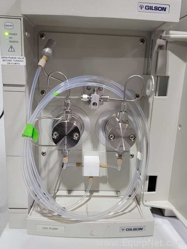 Gilson GX-281 Liquid Handler with Gilson 333 and 334 Pumps and Gilson 159 UV/Vis