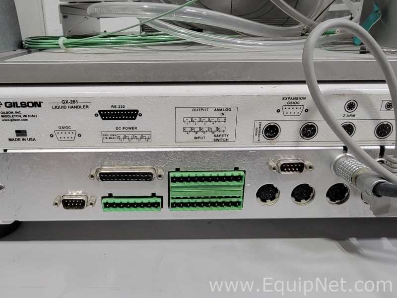 Gilson GX-281 Liquid Handler with Gilson 333 and 334 Pumps and Gilson 159 UV/Vis