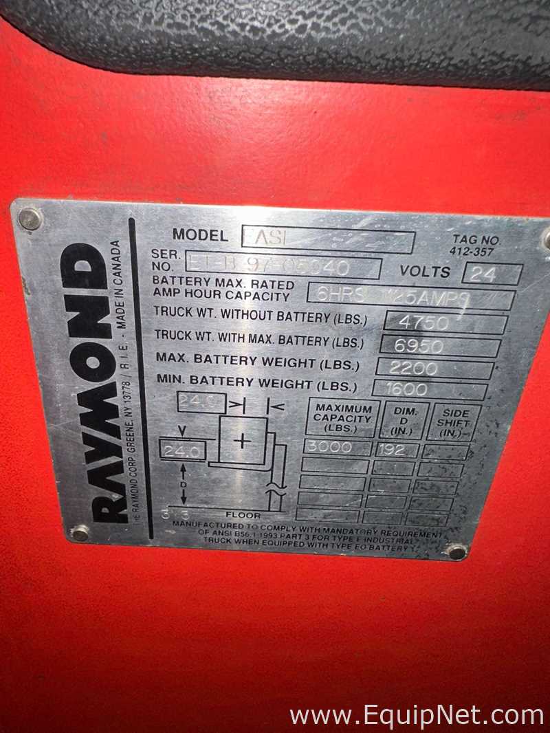 Montacargas Raymond  EASI