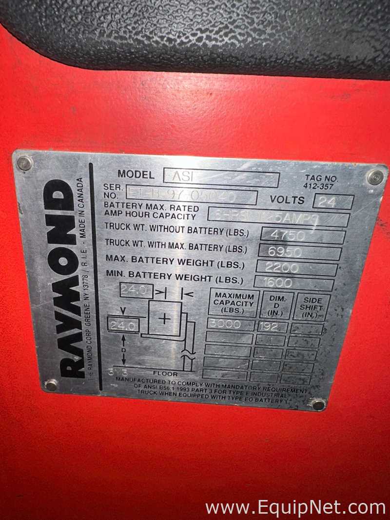 Montacargas Raymond  EASI