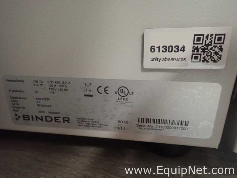 Binder BD 56 Incubator