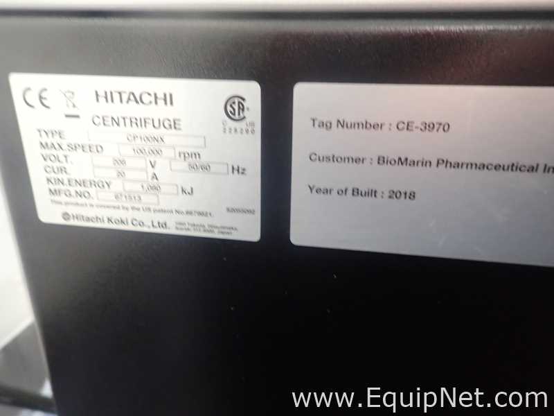 Hitachi CP100NX Ultracentrifuge