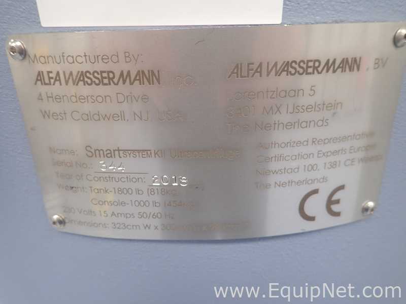 Alfa Wassermann Inc Smart System KII Ultracentrifuge
