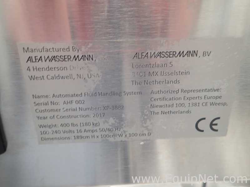 Alfa Wassermann Inc Smart System KII Ultracentrifuge