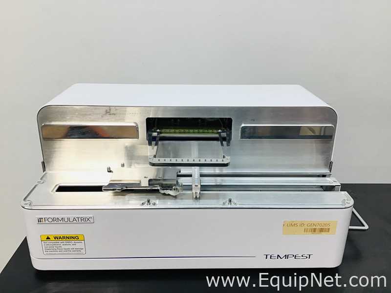 Formulatrix Tempest V3.2 Automated Liquid Handler With Pump Box V2.1