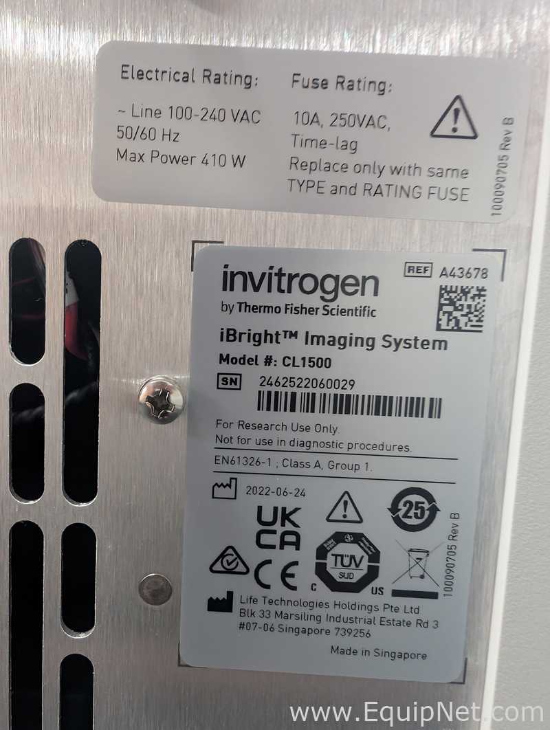 Invitrogen iBright CL1500 Imaging System