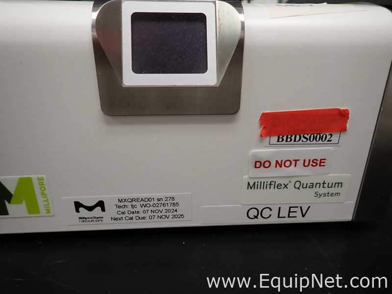 Lot of 2 Millipore Milliflex Quantum Rapid Microbial Dection System with Pump
