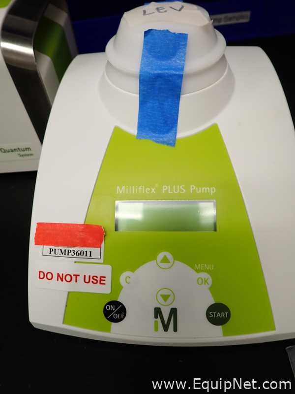 Lot of 2 Millipore Milliflex Quantum Rapid Microbial Dection System with Pump