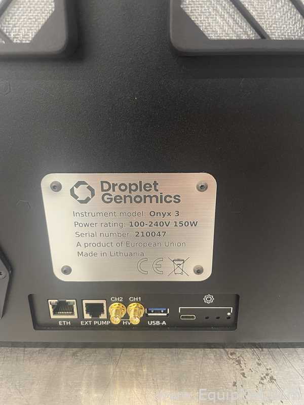 Equipamento de Medição Droplet Genomics Onyx 3