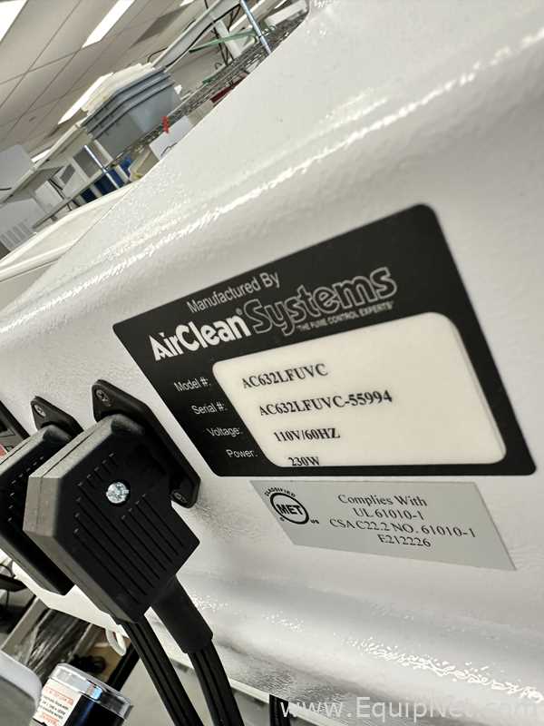 PCR e Termociclador Air Clean Systems 600 AC632LFUVC