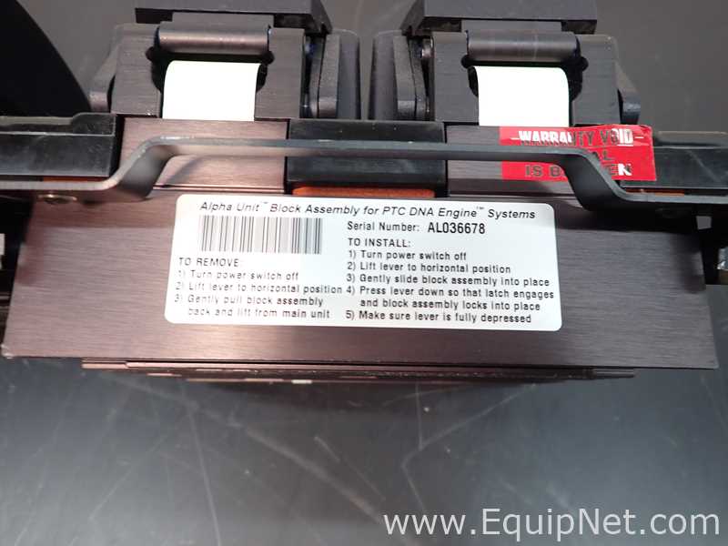 Lot of 2 MJ Research Alpha Unit Block Assemblies