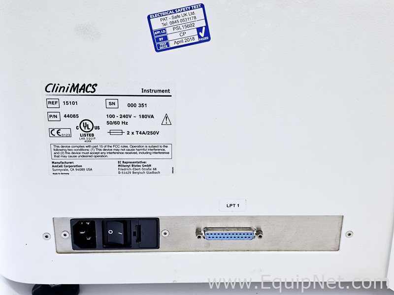Separador Miltenyi Biotec CliniMACS Plus