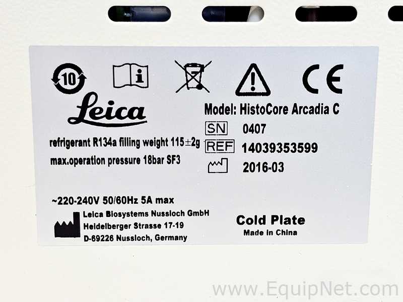 Equipamento para Histologia Leica HistoCore Arcadia C