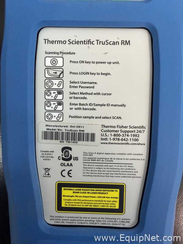 Thermo Scientific TruScan RM Next Generation Handheld Raman Analyzer