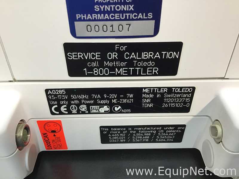 Balança de Laboratório Mettler Toledo AG285