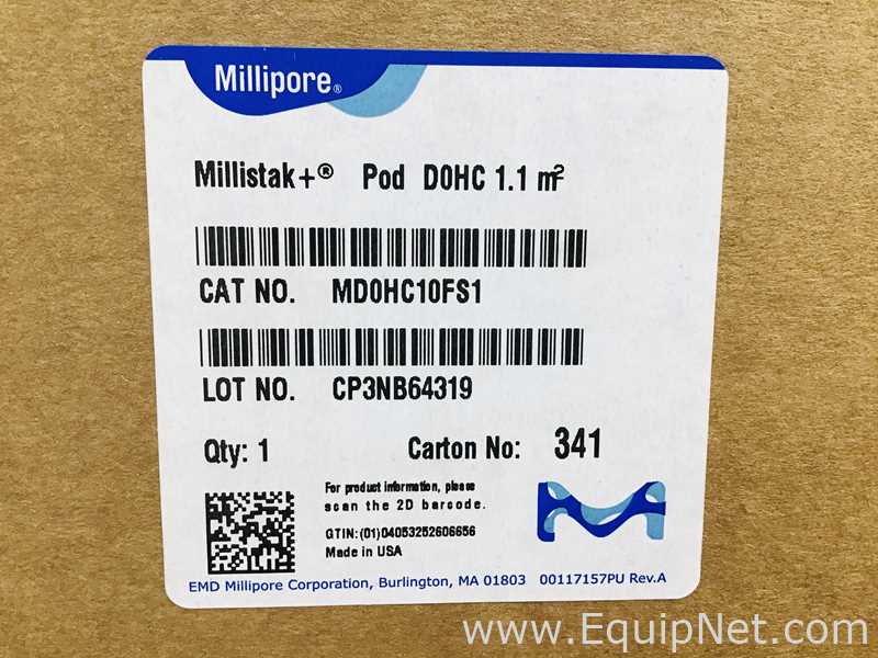 Pallet Of Consumables Millipore