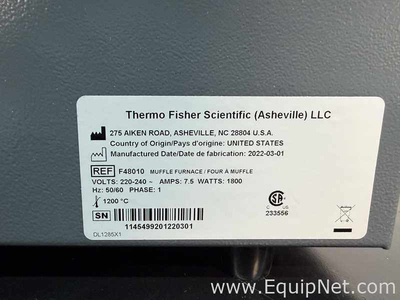 Thermo Fisher Scientific F48010 Muffle Furnace