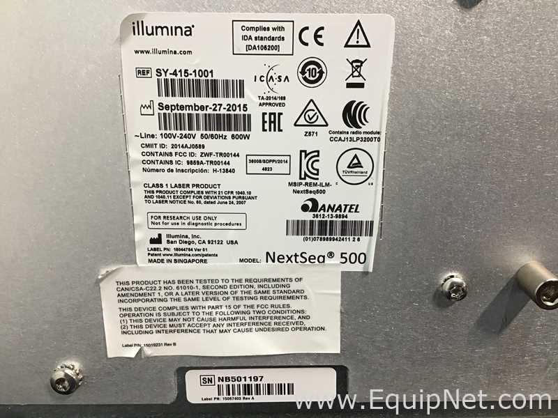 Secuenciador Illumina NextSeq 500