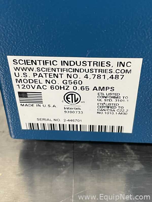 Lote de 4 Mezclador de Laboratorio Science industries G-560