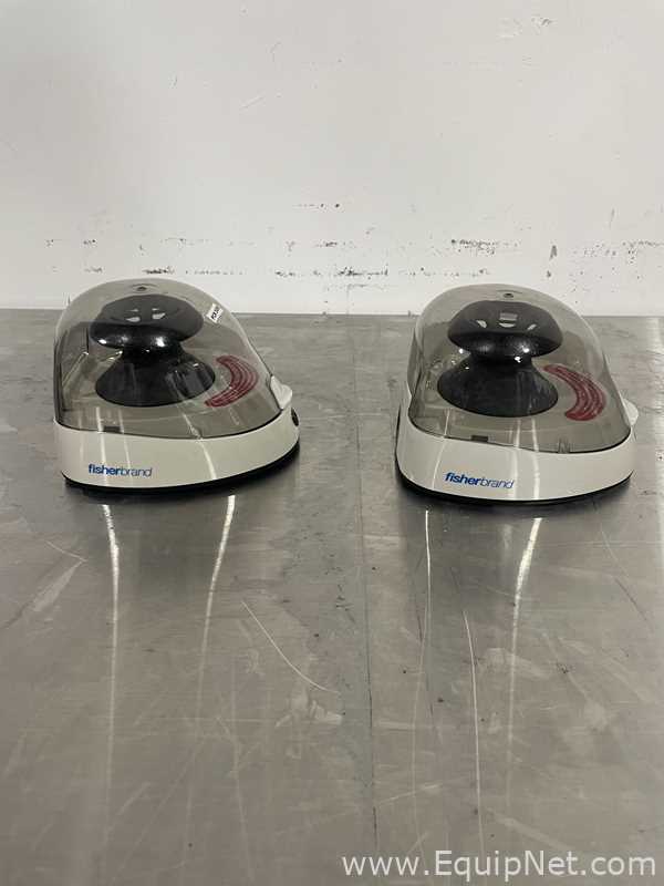 Lot of 2 Fisher Brand Sprout Plus Laboratory Centrifuge