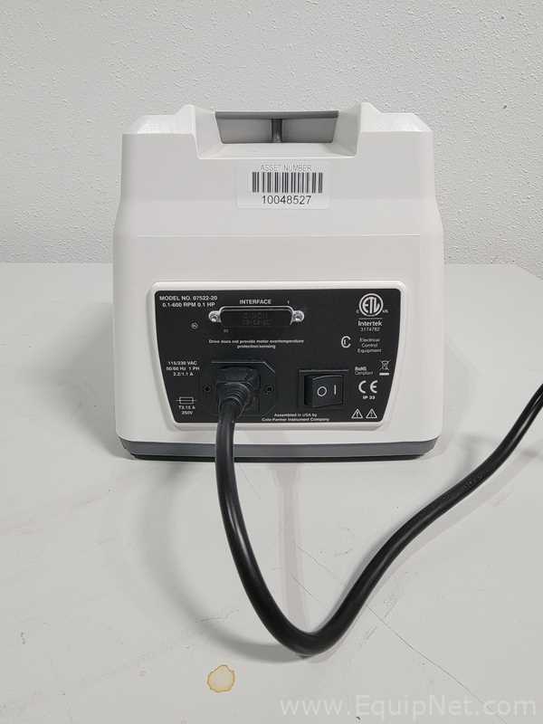 Masterflex 07522-20 Peristaltic Pump with MasterFlex Easy-Load II