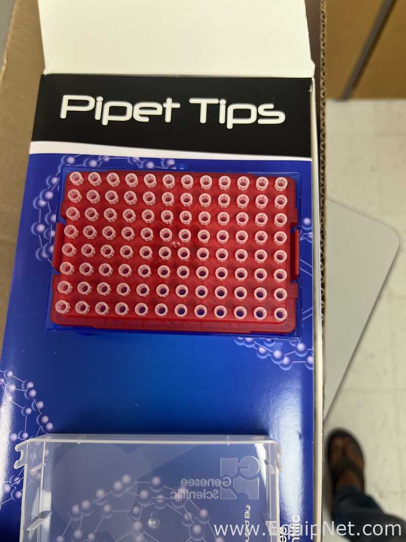 Lot of 10 Racks of 96 Pipet Tips