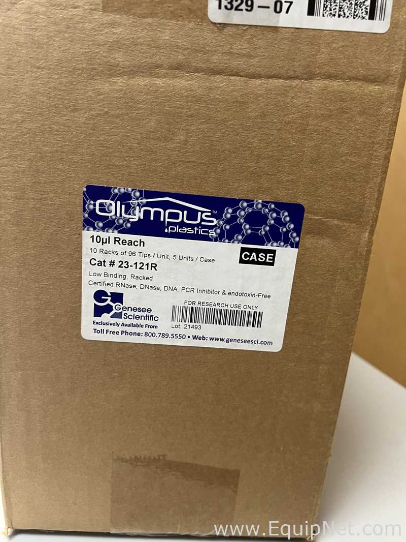 Lot of 10 Racks of 96 Pipet Tips