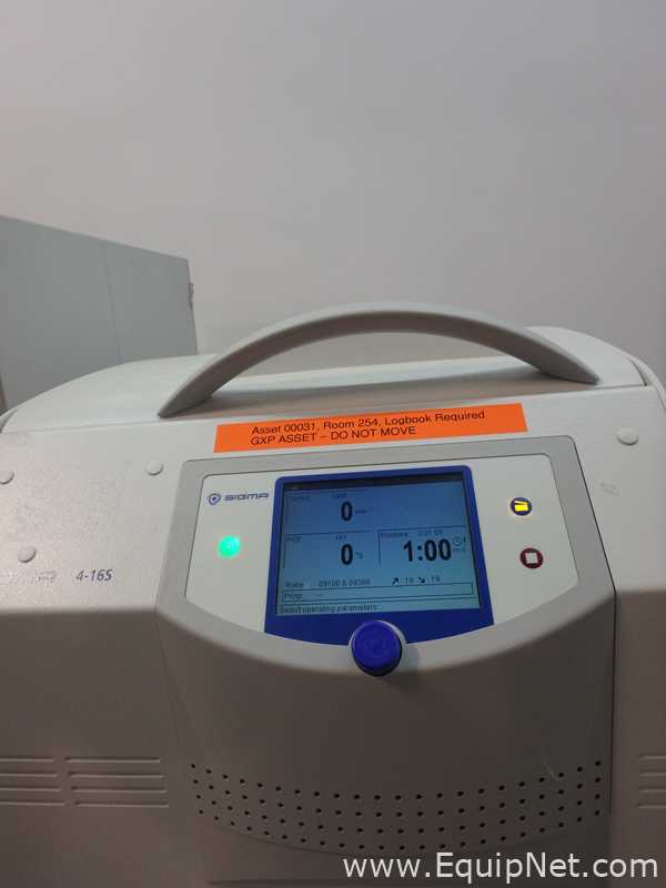 Sigma 4-16S Laboratory Centrifuge