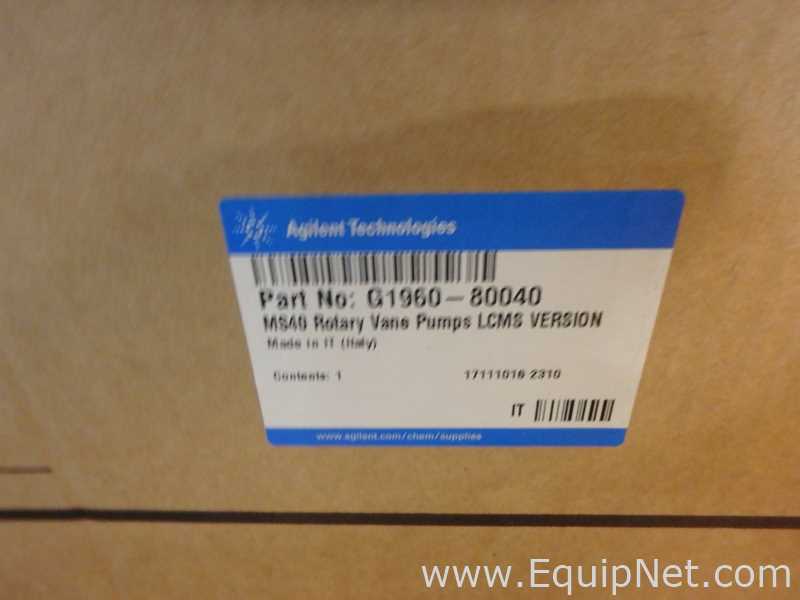 Agilent MS40 Rotary Vane Vacuum Pump