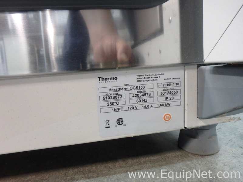 Horno de Laboratorio Thermo Scientific Heratherm OGS100