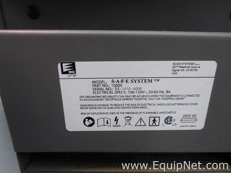 Edge Systems 10000 S-A-F-E SYSTEM Smoke Vacuum