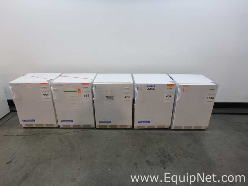 Lot of 5 Under Counter Freezers and One Refrigerator