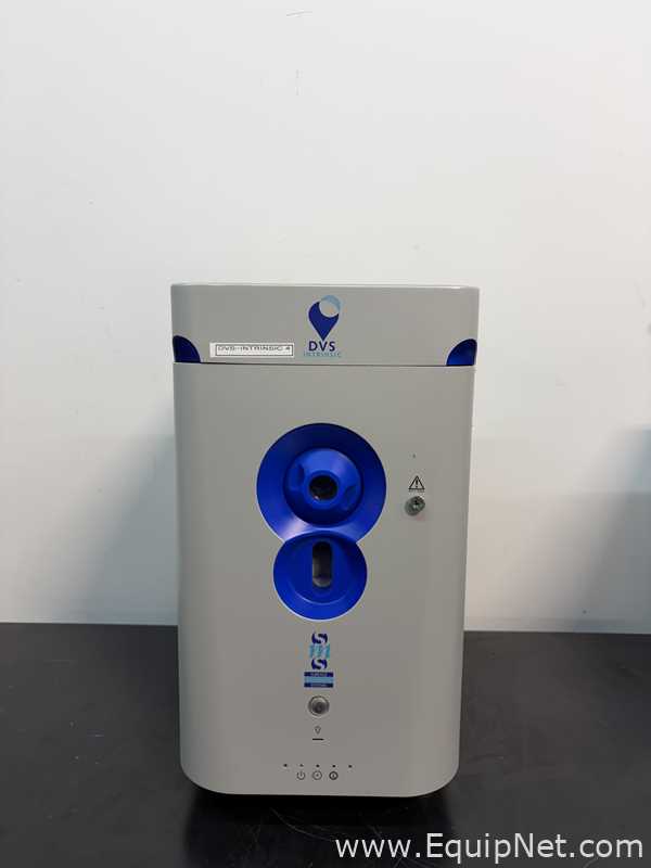 Surface Measurement Systems DVS Intrinsic Dynamic Vapor Sorption System