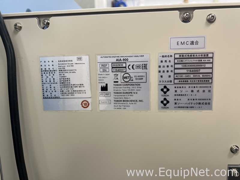 Analizador para Immunoensayo Tosoh AIA-900