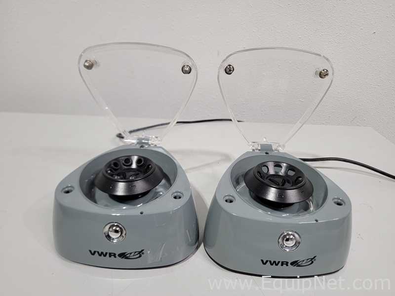 Lote de 2 Centrífuga para laboratorio VWR Mini Centrifuge