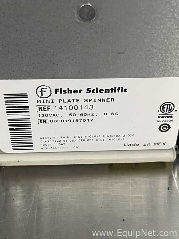 Lote de 2 Centrífuga para laboratorio Fisher Scientific 14100143