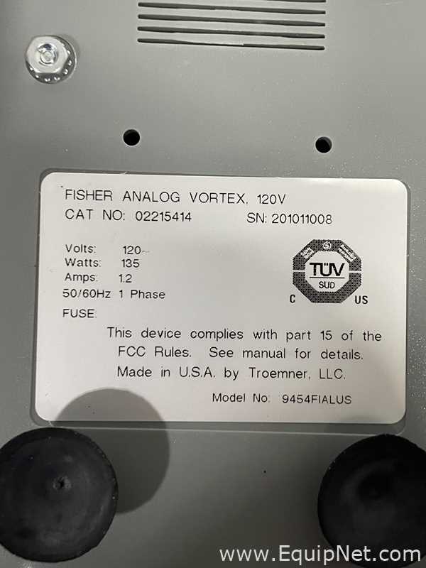 Lot of 2 Fisher Brand 02215414 Mixer
