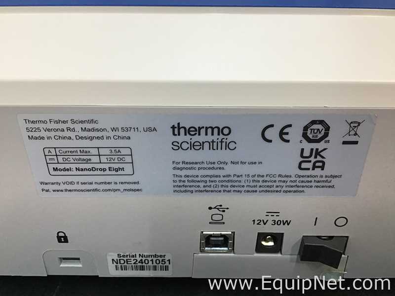 Thermo Scientific NanoDrop Eight Spectrophotometer