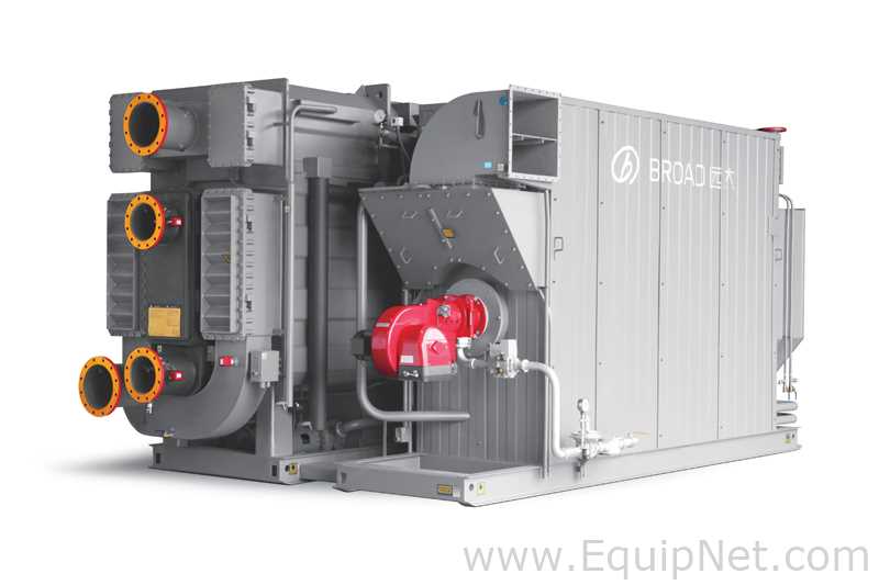 Resfriador Broad USA Inc BZ Double Stage Gas Fired Absorption Chiller. Sem Uso