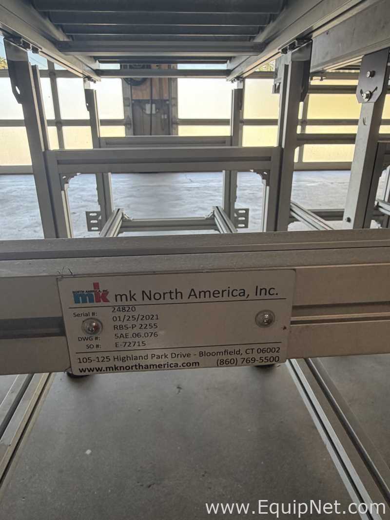 Lot of 6 MK North America Roller Conveyor System