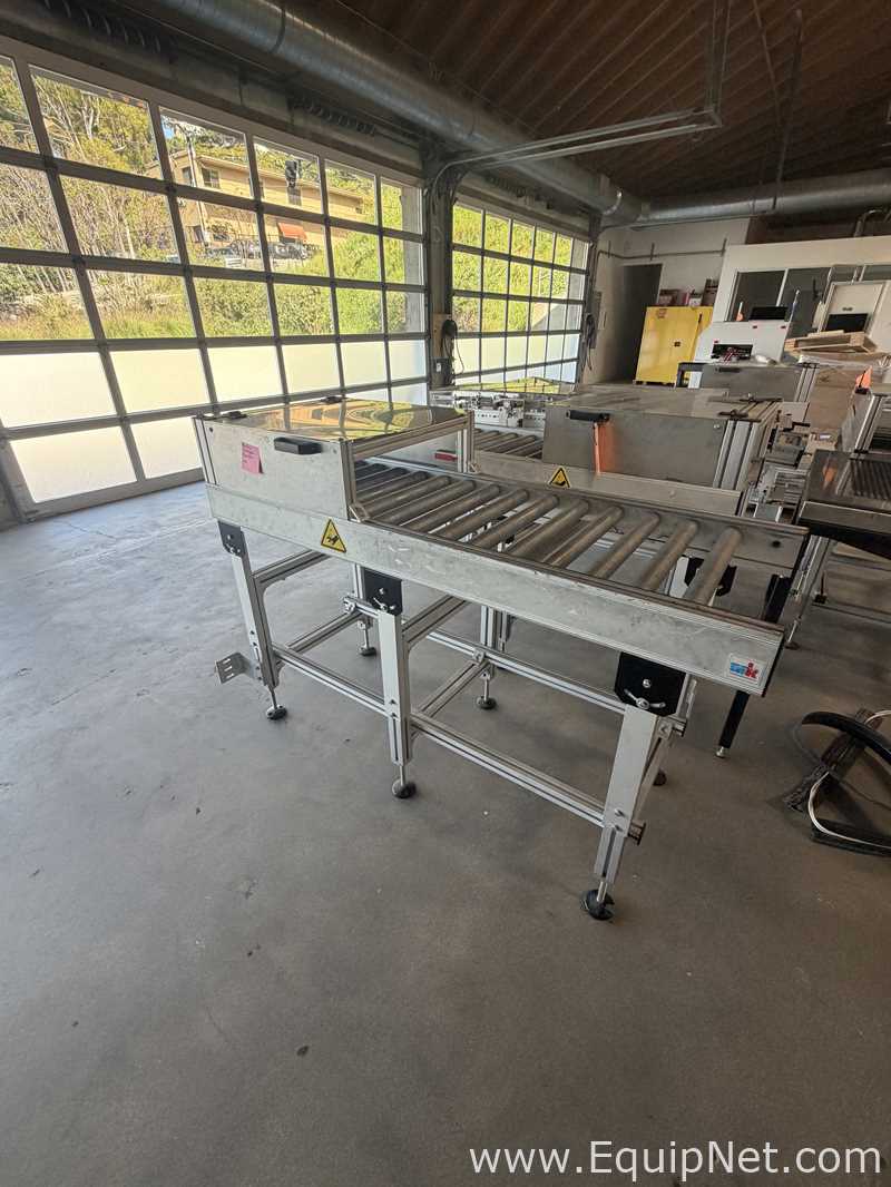 Lot of 6 MK North America Roller Conveyor System