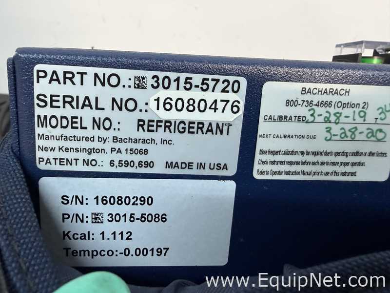 Lot of 2 Bacharach 3015-5720 PGM-IR Portable Refrigerant Monitors