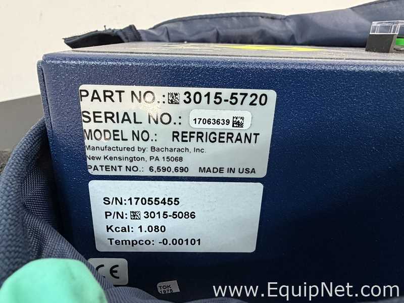 Lot of 2 Bacharach 3015-5720 PGM-IR Portable Refrigerant Monitors