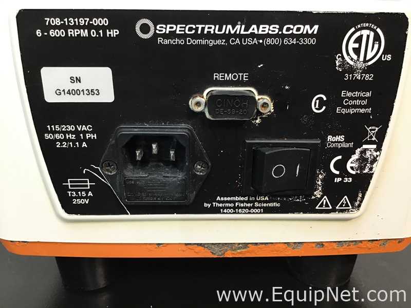 Lot Of 2 Spectrum Labs KrosFlo Research I Peristaltic Pump